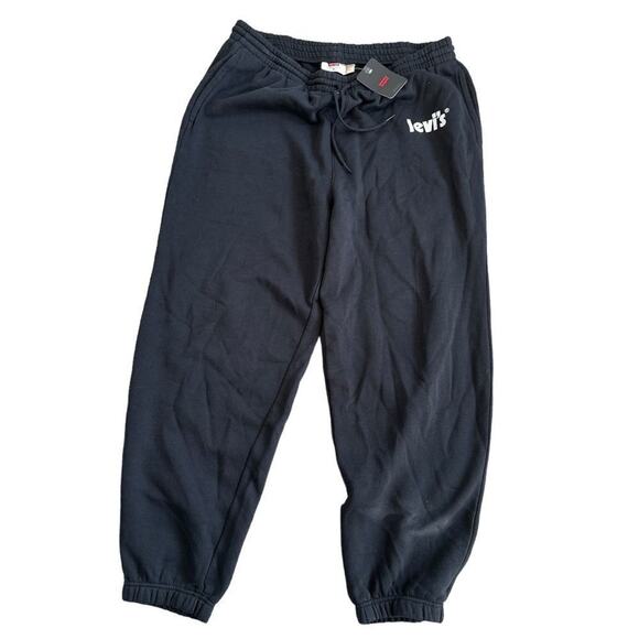 NWT - Levi's Men's Graphic Sweatpants Caviar - Picture 5 of 7